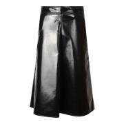 Halflange Rok Moncler , Black , Dames