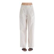 Straight Trousers A.p.c. , Beige , Dames