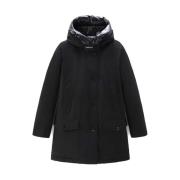 Zwarte Waterdichte en Winddichte Jassen Woolrich , Black , Dames