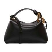 Zwarte Leren Hoektas JW Anderson , Black , Dames