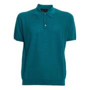 Polo Shirt Roberto Collina , Blue , Heren