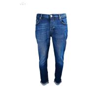 Intens Blauwe Donkere Jeans Blue de Gênes , Blue , Heren