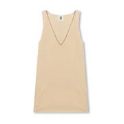 Rory ribbed tank top By Herenne Birger , Beige , Dames