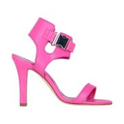 High Heel Sandals Manolo Blahnik , Pink , Dames