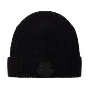 Geribbelde muts Moncler , Black , Dames