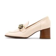 Amanda Pumps - Crème Glad Leer Högl , Beige , Dames