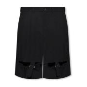 Wollen shorts Comme des Garçons , Black , Heren