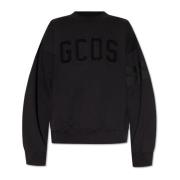 Logo sweatshirt Gcds , Black , Heren