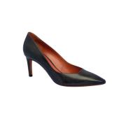 Verhoog je stijl met leren hakken Santoni , Black , Dames