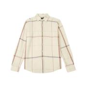 Casual Shirts Portuguese Flannel , White , Heren