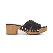 Stijlvolle Marta Sandaal met Studs Wonders , Black , Dames