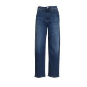 Denimblauwe Dames Jeans Aw23 Department Five , Blue , Dames
