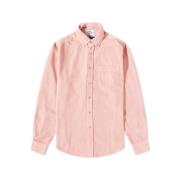 Lobo Old Rose Corduroy Overhemd Portuguese Flannel , Pink , Heren