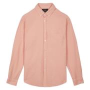 Old Rose Seersucker Overhemd Portuguese Flannel , Pink , Heren