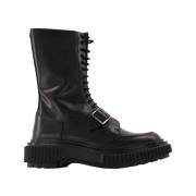 Type 185 Boots in Black Leather Adieu Paris , Black , Dames