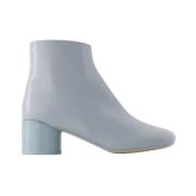 Blauwe Leren Enkellaarzen - Anatomic 50 MM6 Maison Margiela , Blue , D...