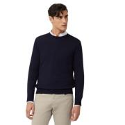 Heren Merino Wol Trui Harmont & Blaine , Blue , Heren