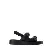 Flat Sandals Elleme , Black , Dames