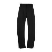 Wide Trousers Ssheena , Black , Dames