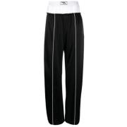 Wide Trousers Ssheena , Black , Dames