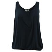 Mouwloze Top met Brede Bandjes 2-Biz , Black , Dames