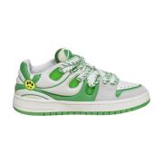 Groene Ollie Sneakers met Smiley Detail Barrow , Green , Unisex