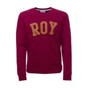 Katoenen Jersey Crewneck Sweatshirt Roy Roger's , Red , Heren