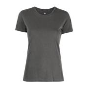 Grijze Katoenen T-shirt voor Dames Parajumpers , Gray , Dames