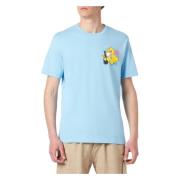 T-Shirts MC2 Saint Barth , Blue , Heren