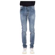 Slim-fit Denim Jeans Swing Fit PT Torino , Blue , Heren