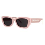 Stijlvolle Rechthoekige Zonnebril Dior , Pink , Dames