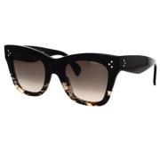 Stijlvolle enonchalante Cat-Eye Zonnebril Celine , Black , Dames