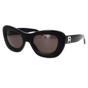 Stoere Zwarte Vlinder Zonnebril Ambush , Black , Dames