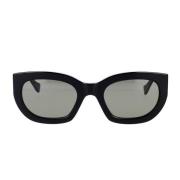 Zwarte Alva zonnebril met retrostijl Retrosuperfuture , Black , Unisex
