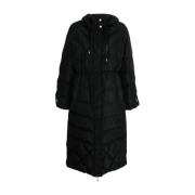 Zwarte jas met mouwdetail Liu Jo , Black , Dames