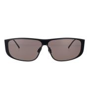 Iconische SL 605 Luna 002 Zonnebril Saint Laurent , Black , Dames