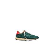 Groen/Oranje Track Edition Sneakers Hidnander , Green , Dames