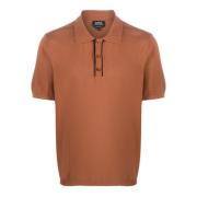 Polo Jacky Pima Bruin A.p.c. , Brown , Heren