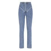 Jeans Collectie Mugler , Blue , Dames
