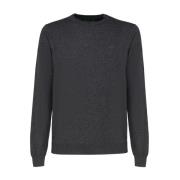 Grijze Sweaters met 98% Katoen Sun68 , Gray , Heren