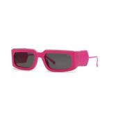 Shiny Full Fuxia Smoke Zonnebril Philipp Plein , Pink , Dames