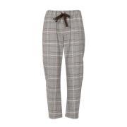 Prince of Wales Buddy Broek Semicouture , Brown , Dames