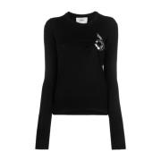 Zwarte Emoji Sweaters Coperni , Black , Dames