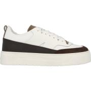 Tumbled en glad kalfsleren sneakers Antony Morato , White , Heren