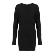 Midi Lengte Aansluitende Jurk Silvian Heach , Black , Dames