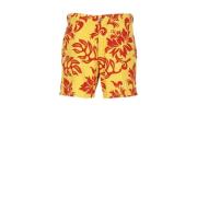 Gele tropische print Bermuda shorts ERL , Yellow , Heren