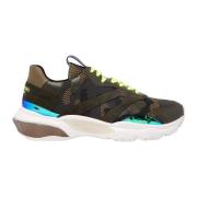 Stijlvolle Bounce Sneakers Valentino Garavani , Green , Heren