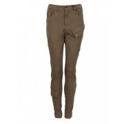 Slim Fit Broek met Rits- en Knoopsluiting La Haine Inside Us , Brown ,...