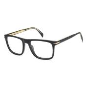 Matte Black Gold Zonnebril Eyewear by David Beckham , Black , Unisex