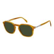 Gestreepte Gele/Groene Zonnebril Eyewear by David Beckham , Yellow , H...